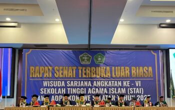 STAI Rawa Aopa Konawe Selatan Sukses Gelar Wisuda yang ke-VI, Cetak Ratusan Sarjana