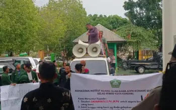 Aksi Damai IAI Rawa Aopa di Kemenag Kendari, Tim Hukum Kawal Dugaan Fitnah dan Penggelapan Dana Rp1 Miliar