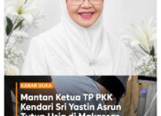 Istri Mantan Wali Kota Kendari Asrun, Sri Yastin Asrun, Berpulang