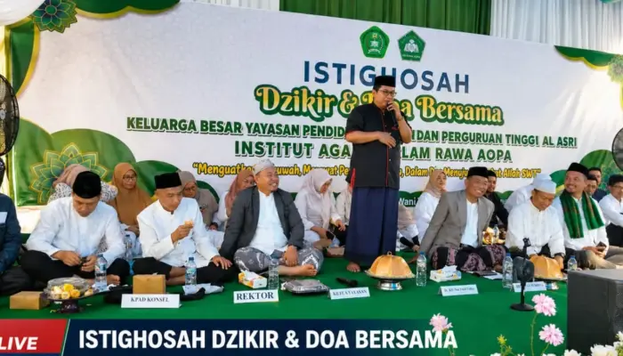 Yayasan Pendidikan dan Perguruan Tinggi Al Asri Gelar Istighosah, Dzikir dan Doa Bersama di Kampus IAI Rawa Aopa