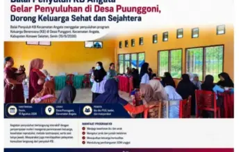 Balai Penyuluh KB Angata Gelar Penyuluhan di Desa Puunggoni, Dorong Keluarga Sehat dan Sejahtera