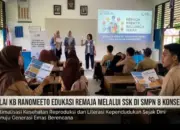Perkuat Edukasi Remaja, Penyuluh KB Ranomeeto Gelar SSK di SMPN 8 Konawe Selatan