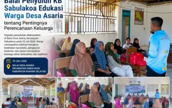 Balai Penyuluh KB Sabulakoa Edukasi Warga Desa Asaria tentang Pentingnya Perencanaan Keluarga