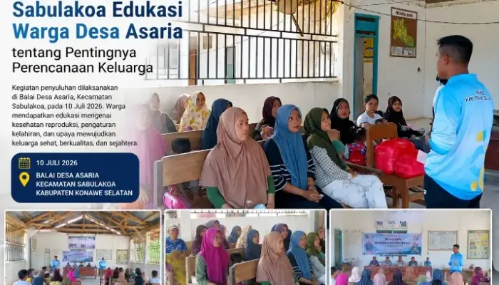 Balai Penyuluh KB Sabulakoa Edukasi Warga Desa Asaria tentang Pentingnya Perencanaan Keluarga