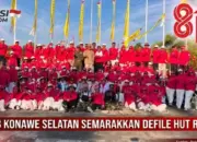Semarak HUT RI ke-81, DPPKB Konawe Selatan Meriahkan Defile Kemerdekaan.