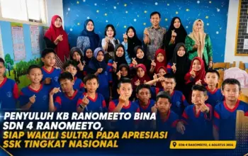 Penyuluh KB Ranomeeto Bina SDN 4 Ranomeeto, Siap Wakili Sultra pada Apresiasi SSK Tingkat Nasional