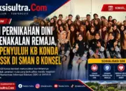 Cegah Pernikahan Dini dan Kenakalan Remaja, Balai Penyuluh KB Konda Gelar SSK di SMAN 8 Konsel