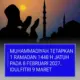 Muhammadiyah tetapkan 1 Ramadhan 1448 H jatuh pada tanggal 8 Februari 2027, idul Fitri 9 Maret 2027