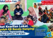 Angkat Kearifan Lokal, Penyuluh KB Basala Dampingi BKB Mutiara Teporombua Berlaga di Lomba APE Tingkat Sultra