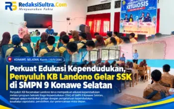 Perkuat Edukasi Kependudukan, Penyuluh KB Landono Gelar SSK di SMPN 9 Konawe Selatan
