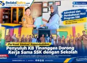 Dorong Sekolah Siaga Kependudukan, Penyuluh KB Tinanggea Bangun Sinergi dengan SMPN 10 Satap Konsel