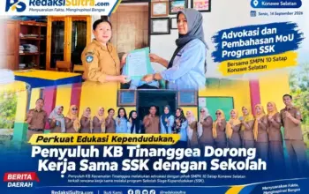 Dorong Sekolah Siaga Kependudukan, Penyuluh KB Tinanggea Bangun Sinergi dengan SMPN 10 Satap Konsel