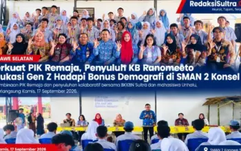 Perkuat PIK Remaja, Penyuluh KB Ranomeeto Edukasi Gen Z Hadapi Bonus Demografi di SMAN 2 Konsel