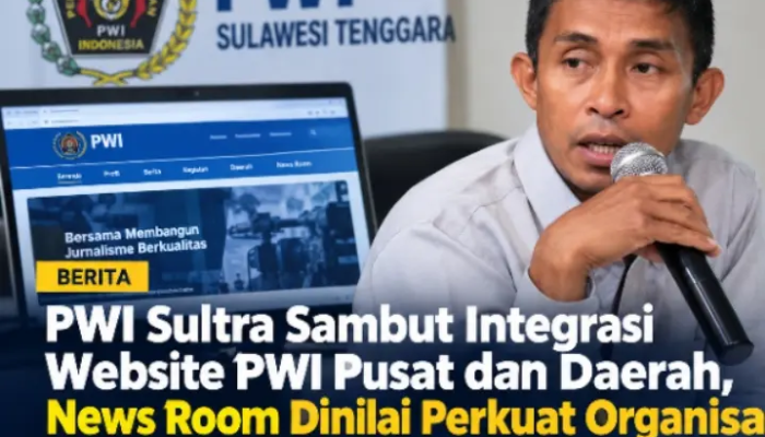 PWI Sultra Sambut Integrasi Website PWI Pusat dan Daerah, News Room Dinilai Perkuat Organisasi